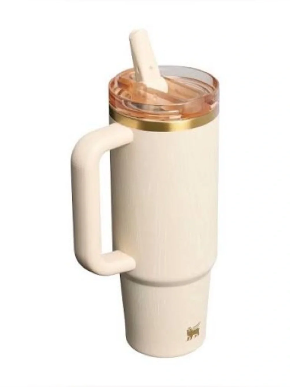 🖤New🖤 STANLEY Quencher ProTour Flip Straw 30 oz Birch Woodgrain Wood Cream - Picture 3 of 4